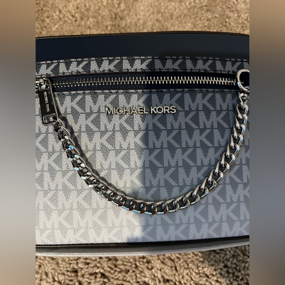 MICHAEL KORS OUTLETJet Set Large Ombré Signature Logo Crossbody Body - Picture 8 of 9